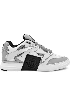 Philipp Plein Mix logo-patch sneakers