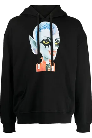 HACULLA Matilda-print cotton hoodie