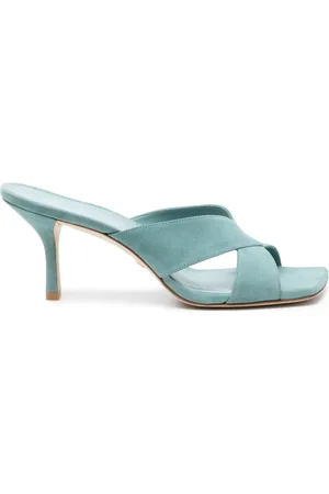 Stuart Weitzman Carmen 75mm mules