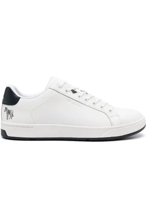 Paul Smith Albany zebra-print leather sneakers
