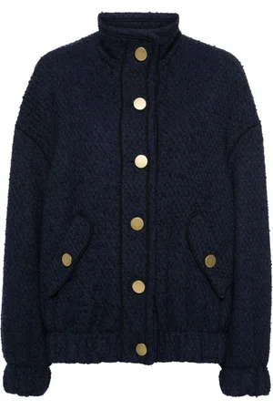 Serafini Bouclé bomber jacket