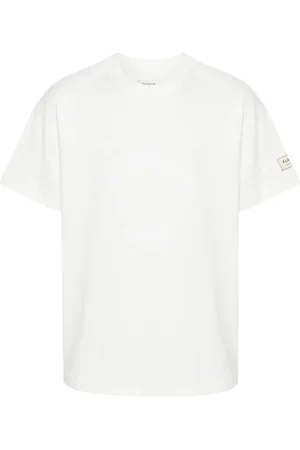 FLÂNEUR Appliqué-logo cotton T-shirt
