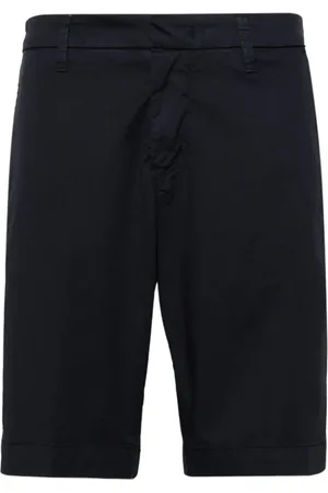 FAY Mid-rise cotton straight-leg chino shorts