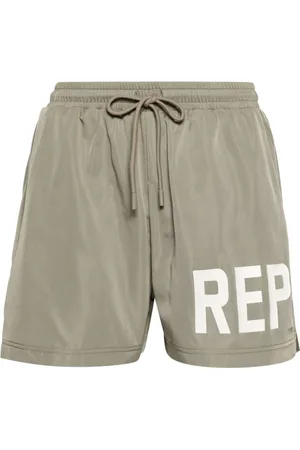Represent Logo-print swim shorts