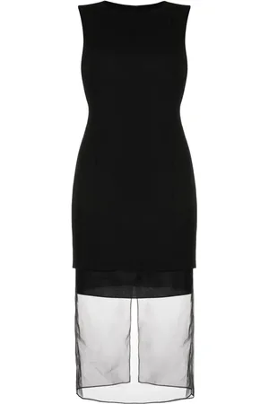 Jason Wu Layered stretch-jersey midi dress