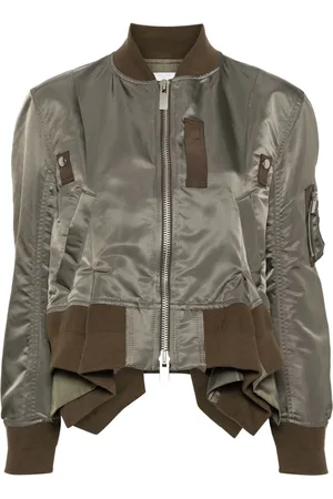 SACAI Draped bomber jacket