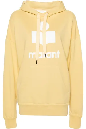 Isabel Marant Mansel logo-flocked hoodie