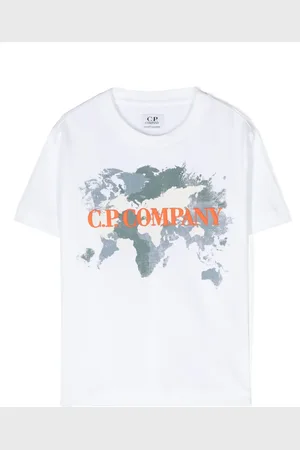 C.P. Company Logo-embroidered cotton T-shirt