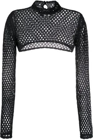 Moschino Perforated crop top