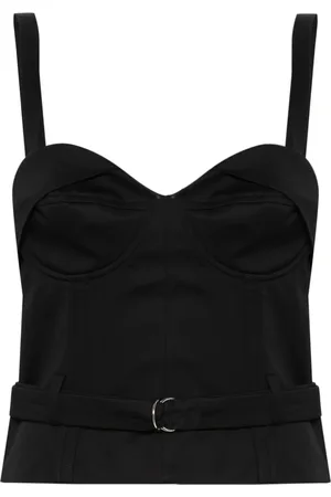 IRO Adim belted cropped top