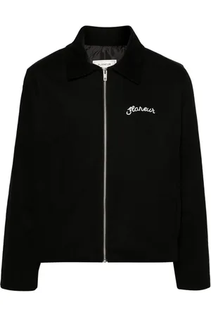 FLÂNEUR Blouson Worker logo-raised jacket