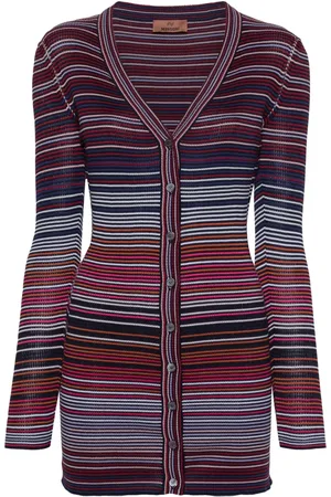 Missoni V-neck striped cardigan