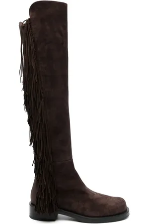 Stuart Weitzman 5050 Bold Fringe boots