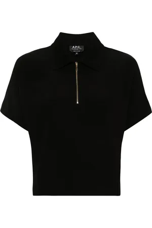 A.P.C. Roxy half-zip polo top