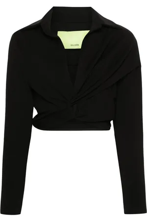 GAUGE81 Vallera cropped shirt