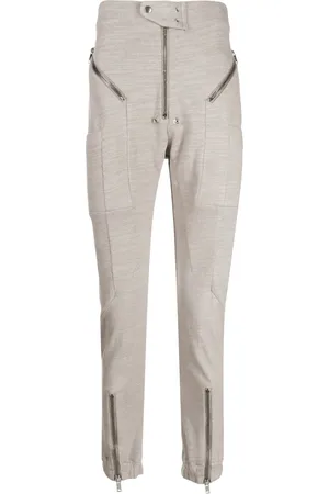 Rick Owens Decorative-zip cotton trousers