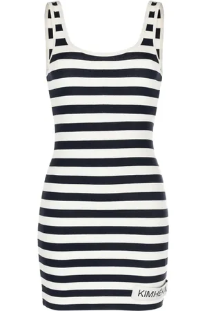 KIMHEKIM Striped sleeveless dress