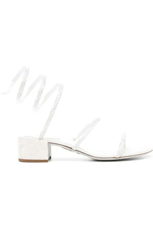 RENE CAOVILLA Cleo embellished leather sandals