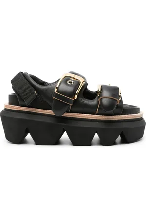 SACAI Padded leather sandals