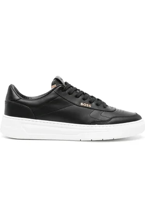 HUGO BOSS Panelled leather sneakers