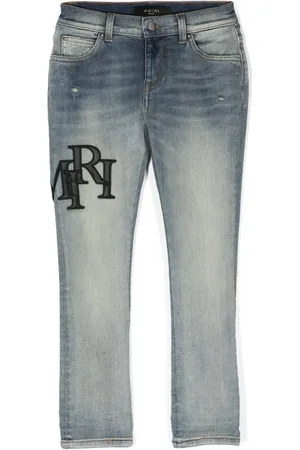 AMIRI Logo-appliqué skinny jeans