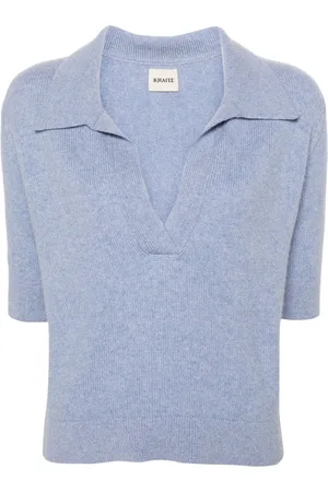 Khaite Shrunken Jo polo jumper