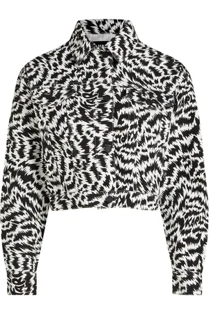 Karl Lagerfeld Zebra-print denim jacket