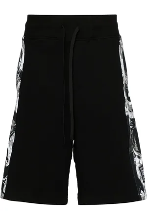 VERSACE Watercolour Couture-print track shorts
