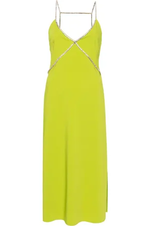Liu Jo Rhinestone-straps midi dress