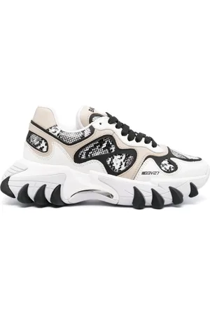 Balmain B-East snakeskin-effect sneakers