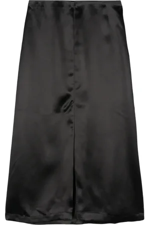 Loulou de Saison Satin midi skirt