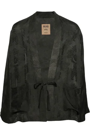 UMA WANG Floral-jacquard jacket