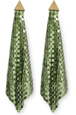 Paco rabanne Pixel chain-mail earrings