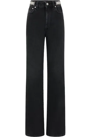 Paco rabanne 1969 cotton straight-leg jeans