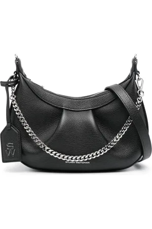 Stuart Weitzman Stellar Crescent leather shoulder bag