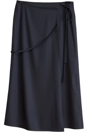 LEMAIRE Tied wrap midi skirt