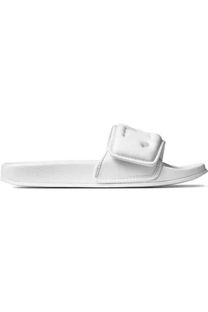 Jimmy Choo Fitz logo-debossed slides