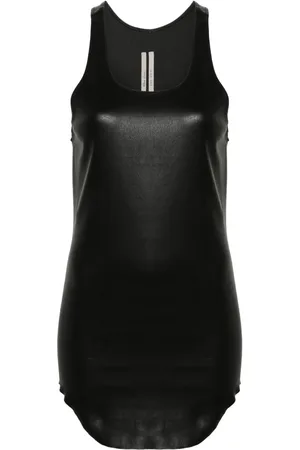 Rick Owens Sleeveless leather tank top