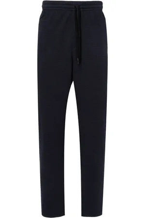 Harris Wharf London Cotton-blend seersucker trousers