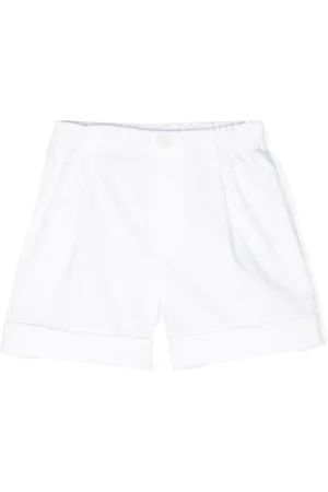 Il gufo Embroidered-logo cotton shorts