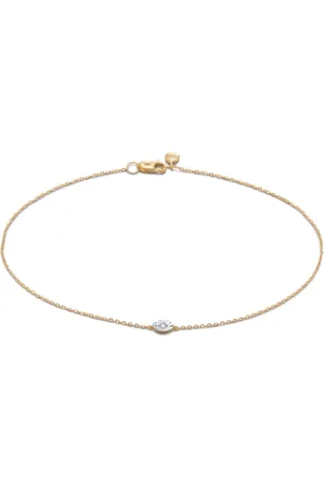 Monica Vinader 14kt yellow diamond chain bracelet