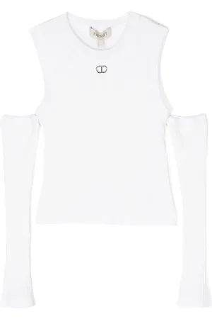 Twin-Set Off-shoulder knitted top