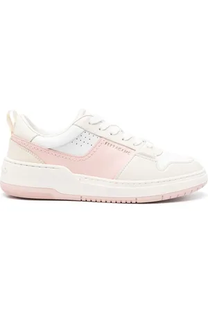 Salvatore Ferragamo Dennis panelled leather sneakers