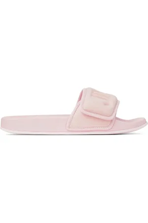 Jimmy Choo Fitz logo-debossed slides