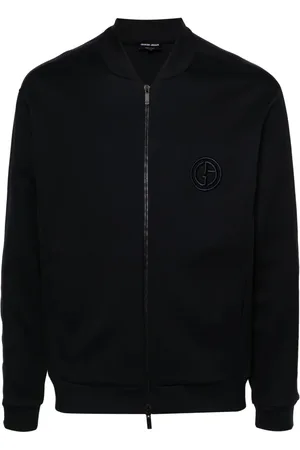 Giorgio Armani Logo-embroidered jacket