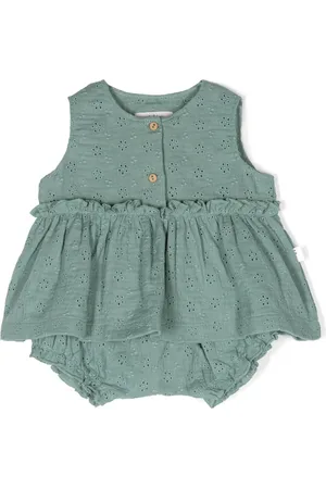 TEDDY & MINOU Broderie-anglaise cotton dress set
