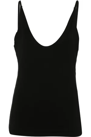 THOM KROM Logo-embroidered ribbed top