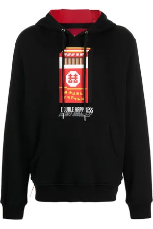 MOSTLY HEARD RARELY SEEN Double Happiness cotton hoodie