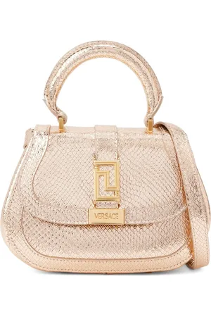 VERSACE Greca Goddess leather tote bag