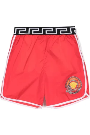 VERSACE Nautical Medusa logo-print swim shorts